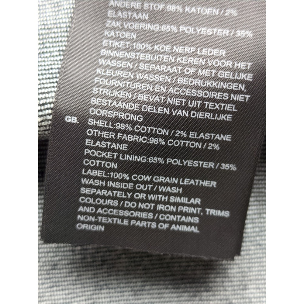Men's Black Slim Button-Front Jacket - Picture 11 of 16
